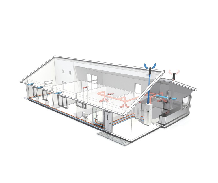 Exhaust Air Heat Pump NIBE Operation