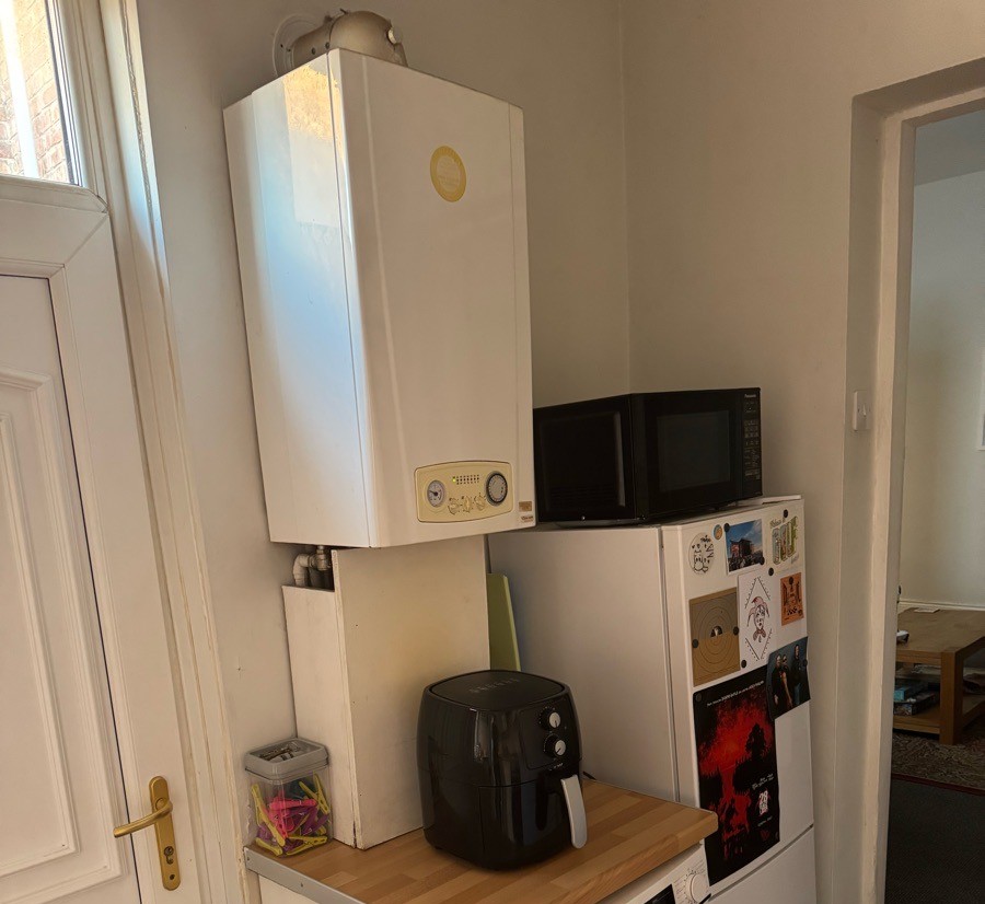 Old boiler to be replaced with air source heat pump