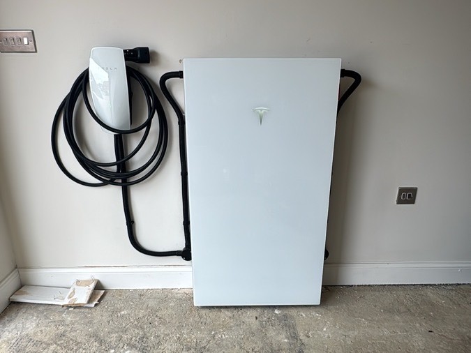 Powerwall 3 and Tesla EV Charger Garage Newcastle