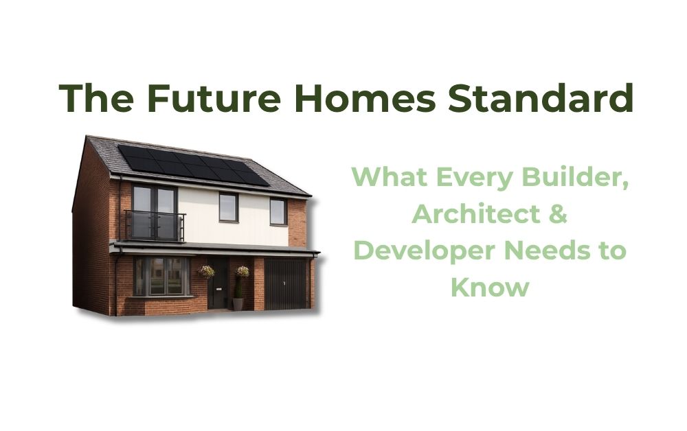 'The Future Homes Standard: What Builders, Architects & Developers Need to Know' blog cover image