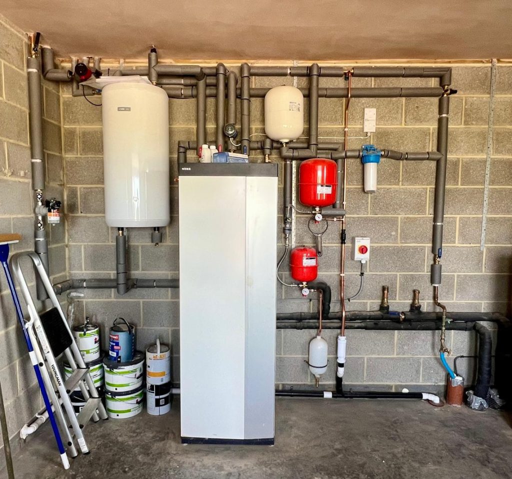 Self Build North Yorkshire NIBE S1256 GSHP Ground Source Heat Pump
