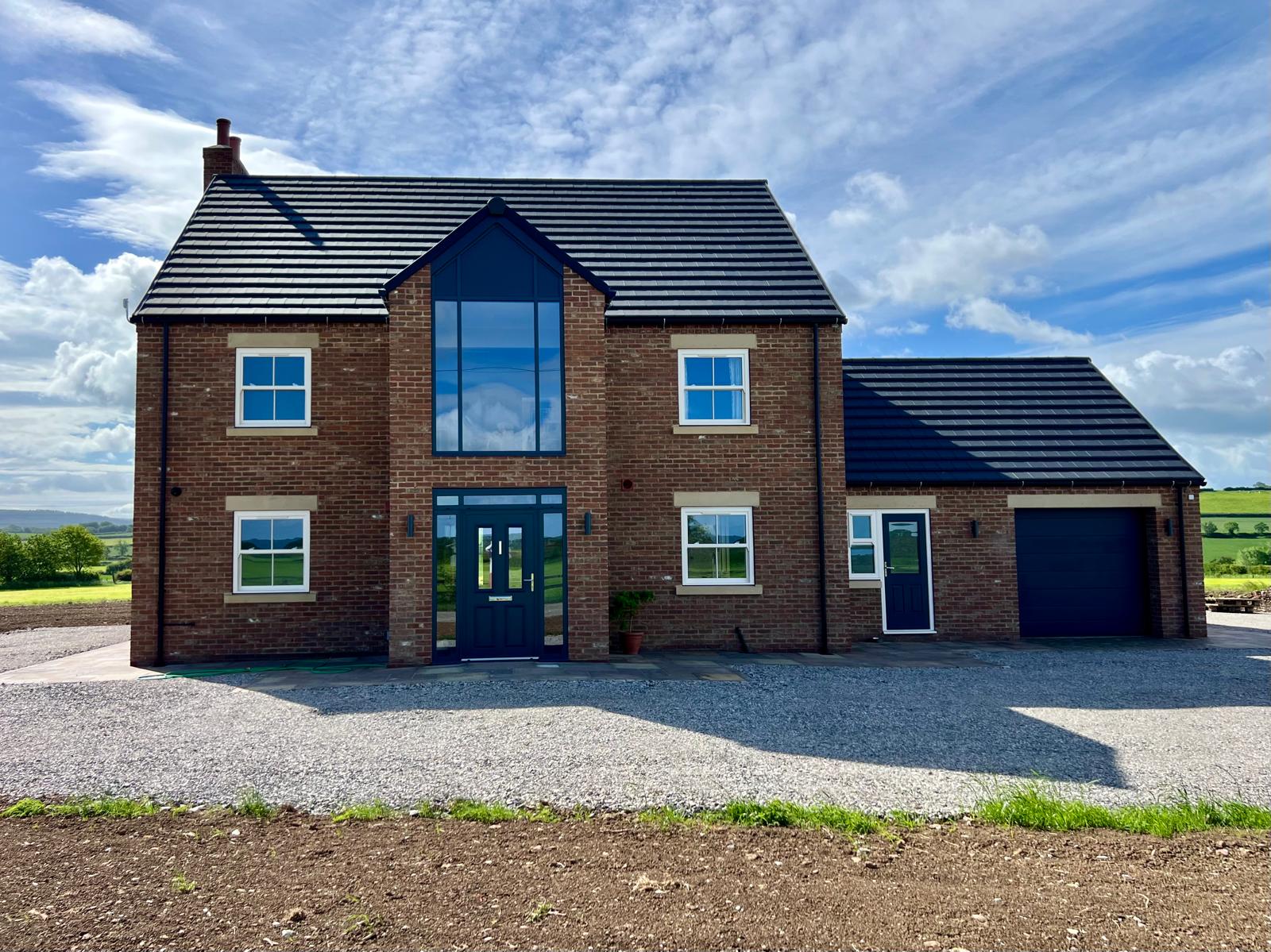 Photo of self build home near Northallerton.